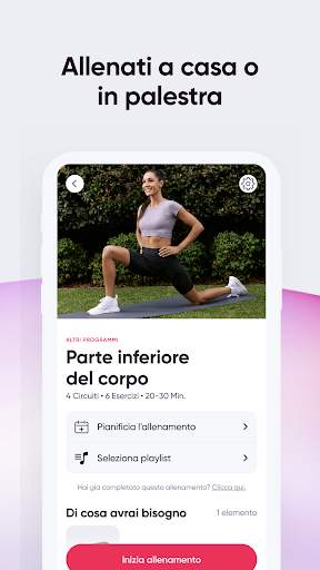Sweat: app fitness per donne screenshot 4