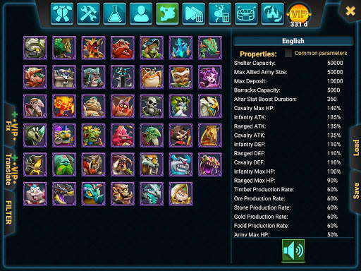 Dressing room - Lords mobile screenshot 5