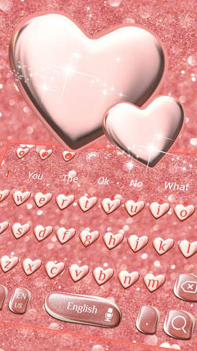 Rose Gold Keyboard screenshot 2