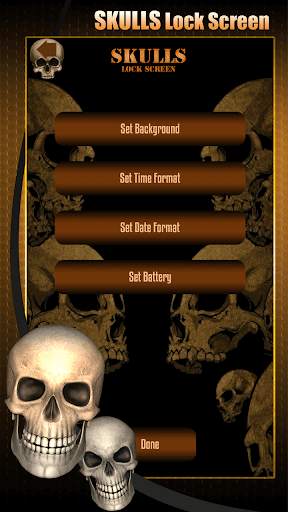 Skulls Lock Screen screenshot 4