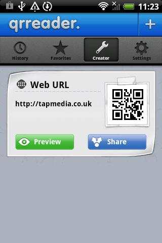 QR Reader for Android screenshot 4