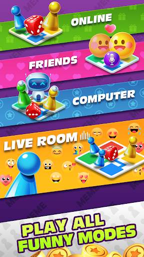Ludo Memes: Online Board Game screenshot 2