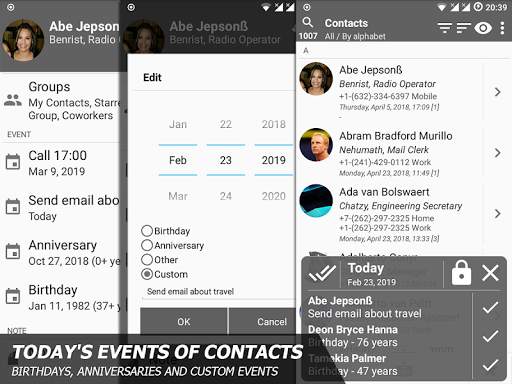 Phone and Contacts - AGContacts, Lite edition screenshot 7