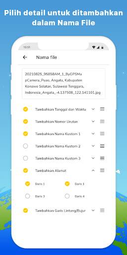 GPS Map Camera Kamera Peta GPS screenshot 8