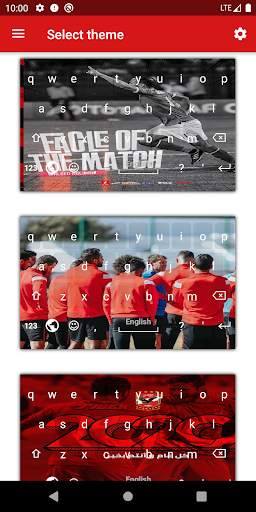 Al Ahly Keyboard screenshot 1