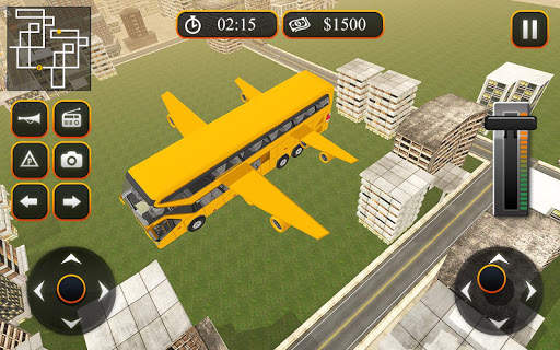 Flying School Bus Sim 2017 screenshot 17
