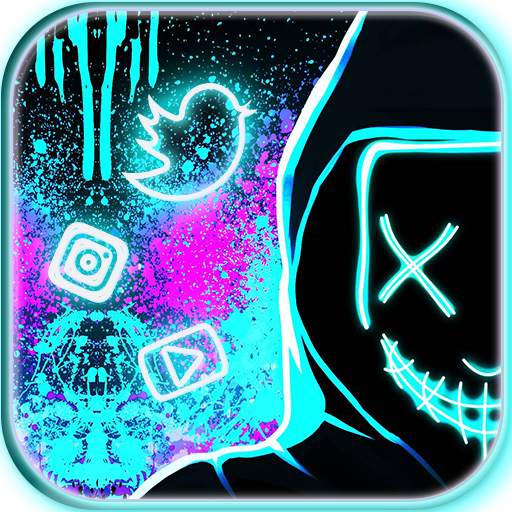 Graffiti, Mask Themes, Live Wallpaper 1.0