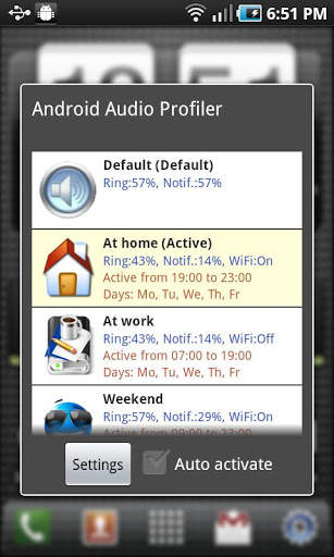 Audio Profile for Android Free screenshot 2