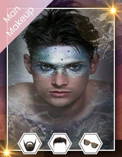 Man Makeup Maker 2 تصوير الشاشة