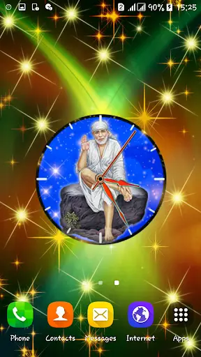 Sai Baba Clock Live Wallpaper screenshot 2