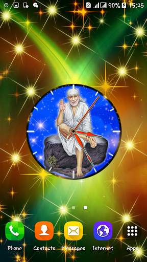 Sai Baba Clock Live Wallpaper screenshot 2
