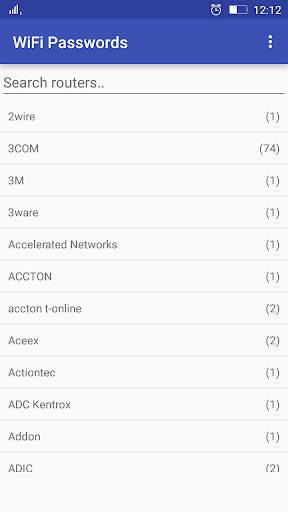 WiFi Router Default Password Finder screenshot 5