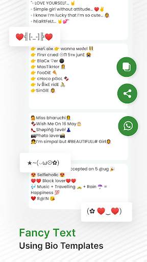 Chat Styles Fonts for Whatsapp screenshot 3