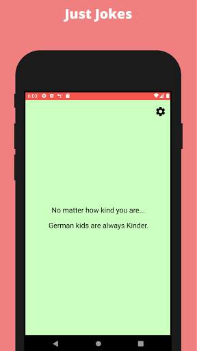 Just Jokes - tons of funny jokes, puns and gags screenshot 1
