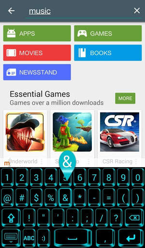 Glow Neon Keyboard screenshot 5