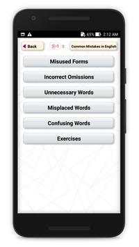 Common Mistakes in English скриншот 2