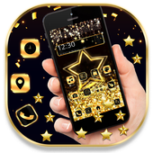 Fond d'écran Golden Alluring Star Theme icon