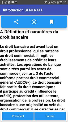Droit Bancaire 3 تصوير الشاشة