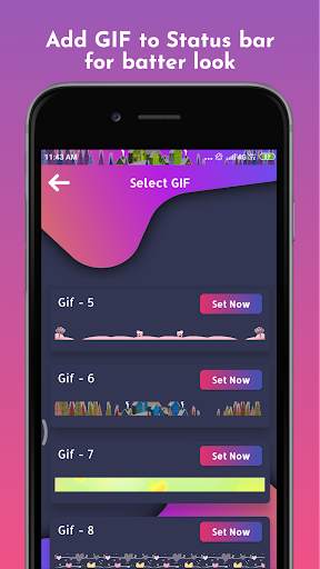 Customized Color Status Bar -  screenshot 4