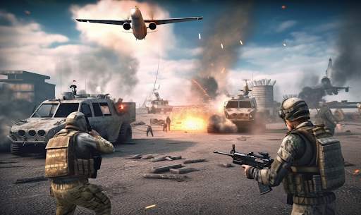 Commando Gun War Shooting Game 11 تصوير الشاشة