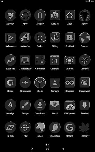 Grayscale Icon Pack screenshot 18