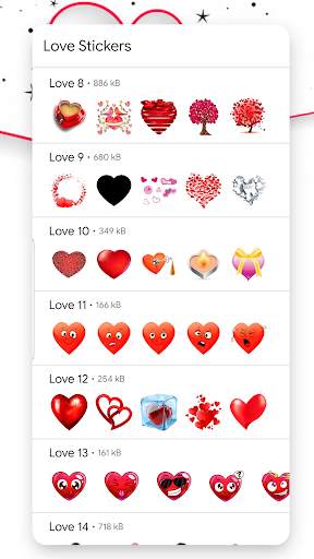 love stickers for whatsapp 2020 (WAStickerApps) WA screenshot 5