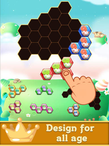 Dinosaur Hexa Puzzle Game : Dinosaur puzzles game screenshot 7