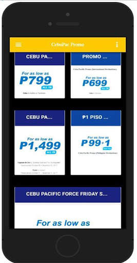 Piso Fare App for CebuPac screenshot 2