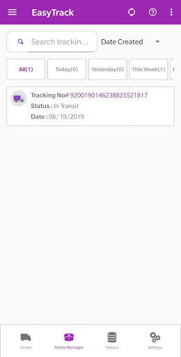 EasyTrack Package Tracking App screenshot 4