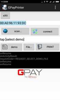 GPAY; Bluetooth Printer screenshot 1