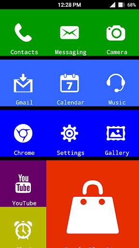 X Launcher Metro Look - Themes screenshot 1