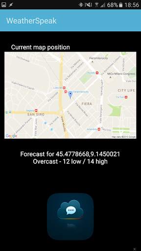 WeatherSpeak screenshot 2