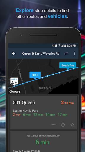 Transit Now - TTC Toronto, MBTA, AC Transit, SFMTA screenshot 2