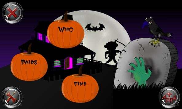 Halloween Zombie Memory Game screenshot 3