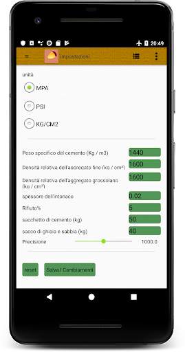 Dosaggi di calcestruzzo screenshot 6