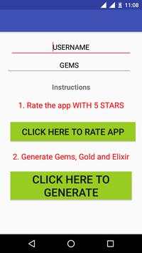 Gems Clash of clans screenshot 5