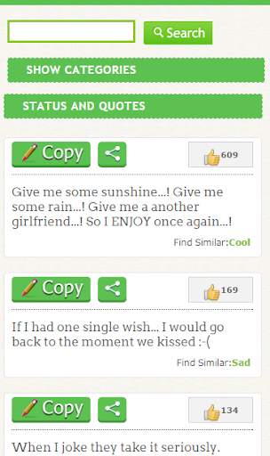 Everyday Status and Quotes screenshot 1