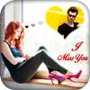 Miss You Photo Frame on 9Apps