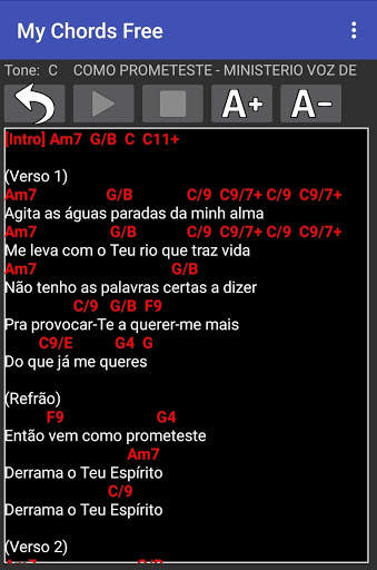 My Chords Free screenshot 1