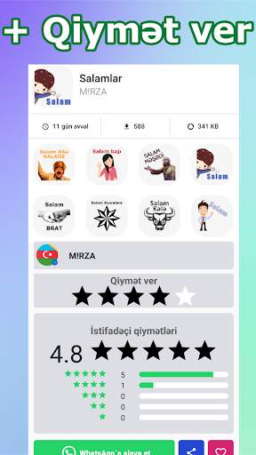 Stikerler.COM - AzPro - Azerbaycan Çıkartmaları. 6 تصوير الشاشة