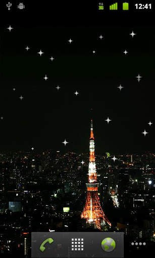 Shining stars live wallpaper screenshot 2