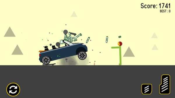 Stickman Turbo Dismount : Mad Destroyer screenshot 3