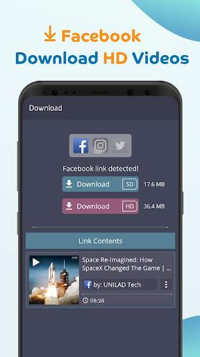Social Downloader Plus screenshot 1
