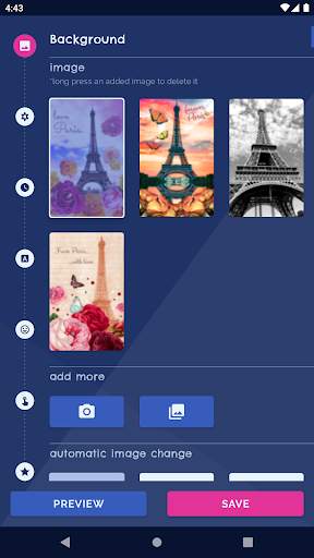 Paris Love Live Wallpaper screenshot 1