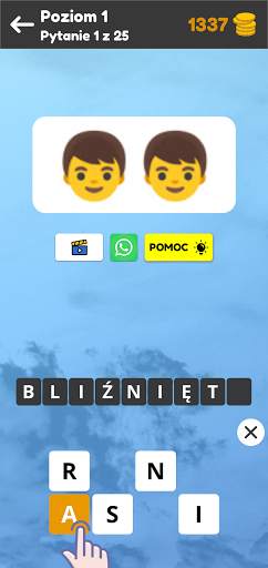 Quiz: Gra Emoji, Zgadnij Puzzle Emoji screenshot 1