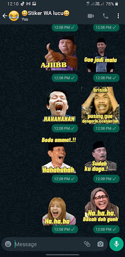 Stiker WA Lucu Untuk Whatsapp screenshot 4