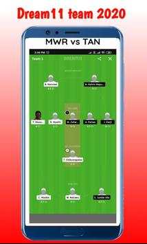 Fantasy team Dream11- Tips & Cricket Prediction screenshot 1