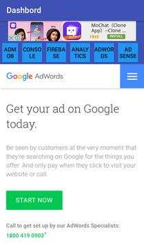 Admob, Adsense, Console, Analytics, Firebase App 5 تصوير الشاشة