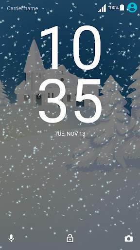Silent Christmas Night Theme screenshot 4