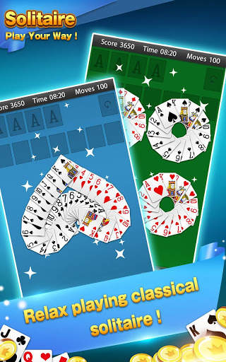 Solitaire - Poker Permainan screenshot 1